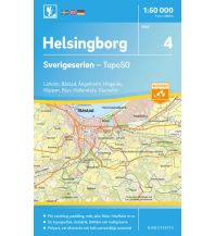Wanderkarten Skandinavien Sverigeserien-Karte 4, Helsingborg 1:50.000 Norstedts