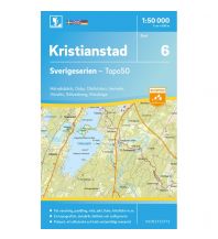 Wanderkarten Skandinavien Sverigeserien-Karte 6, Kristianstad 1:50.000 Norstedts