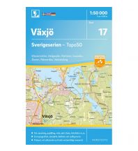 Wanderkarten Skandinavien Sverigeserien-Karte 17, Växjö 1:50.000 Norstedts