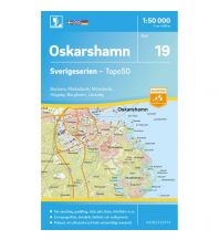 Wanderkarten Skandinavien Sverigeserien-Karte 1, Oskarshamn 1:50.000 Norstedts