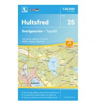 Hiking Maps Scandinavia Sverigeserien-Karte 25, Hultsfred 1:50.000 Norstedts
