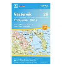 Wanderkarten Skandinavien Sverigeserien-Karte 26, Västervik 1:50.000 Norstedts