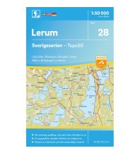 Hiking Maps Scandinavia Sverigeserien 28 Schweden - Lerum 1:50.000 Norstedts