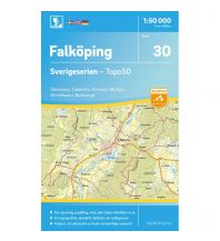 Hiking Maps Scandinavia Sverigeserien-Karte 30, Falköping 1:50.000 Norstedts