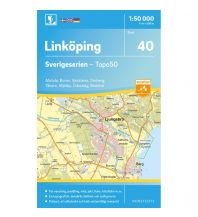 Hiking Maps Scandinavia Sverigeserien-Karte 37, Lidköping 1:50.000 Norstedts