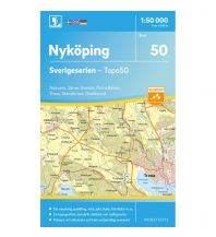 Hiking Maps Scandinavia Sverigeserien-Karte 50, Nyköping 1:50.000 Norstedts