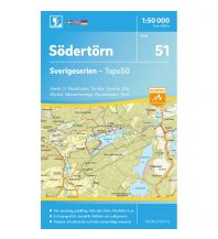 Wanderkarten Skandinavien Sverigeserien-Karte 51, Södertörn 1:50.000 Norstedts
