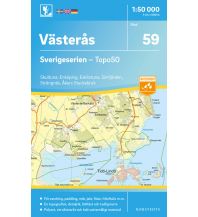 Hiking Maps Scandinavia Sverigeserien-Karte 59, Västerås 1:50.000 Norstedts