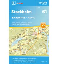 Hiking Maps Scandinavia Sverigenserien-Karte 61, Stockholm 1:50.000 Norstedts