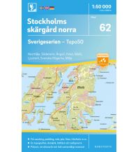 Hiking Maps Scandinavia Sverigeserien-Karte 62, Stockholmer Schärengarten - Nord 1:50.000 Norstedts