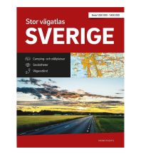 Stor vägatlas Sverige / Schweden 1:250.000 / 1:400.000 Norstedts