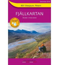 Hiking Maps Scandinavia Fjällkartan BD 07 Schweden - Sitasjaure-Ritsem 1:100.000 Lantmäteriverket