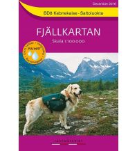 Hiking Maps Fjällkartan BD8 Schweden - Kebnekaise-Saltoluokta 1:100.000 Lantmäteriverket