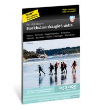 Winter Sports Calazo Skridskokarta/Eislaufkarte Stockholms skärgård södra/Süd 1:50.000 Calazo 