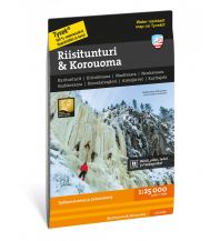 Ski Touring Maps Calazo Wanderkarte Riisitunturi Korouoma 1:25 000 Calazo
