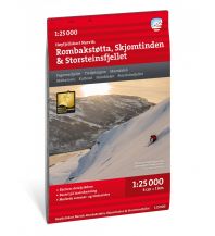 Skitourenkarten Calazo Høyfjellskart Narvik: Rombakstøtta, Skjomtinden & Storsteinsfjellet 1:25.000 Calazo