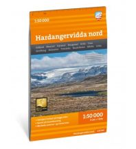 Wanderkarten Skandinavien Calazo Hiking Map Hardangervidda nord 1:50.000 Calazo