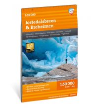 Hiking Maps Scandinavia Calazo Hiking Map Jostedalsbreen & Breheimen 1:50.000 Calazo