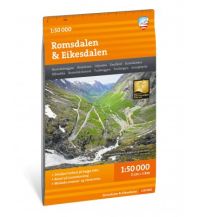 Wanderkarten Skandinavien Calazo Hiking Map Romsdalen & Eikesdalen 1:50.000 Calazo