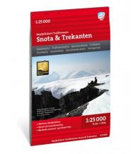 Hiking Maps Scandinavia Calazo Høyfjellskart Snota & Trekanten 1:25.000 Calazo