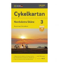 Cycling Maps Svenska Cykelkartan 3, Nordvästra Skåne/Nordwestliches Schonen 1:90.000 Norstedts