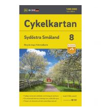 Cycling Maps Svenska Cykelkartan 8, Sydöstra Småland/Südöstliches Småland 1:90.000 Norstedts