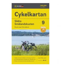 Cycling Maps Svenska Cykelkartan 9, Södra Smalandskusten 1:90.000 Norstedts