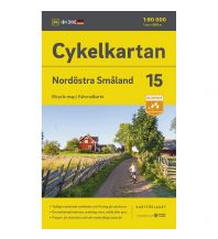 Cycling Maps Svenska Cykelkartan 15, Nordöstra Småland/Nordöstliches Smaland 1:90.000 Norstedts