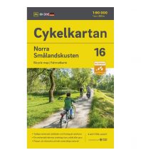 Cycling Maps Svenska Cykelkartan 16, Norra Smålandskusten 1:90.000 Norstedts