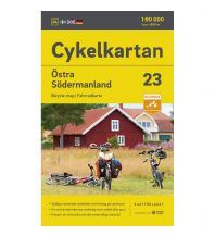 Cycling Maps Svenska Cykelkartan 23, Östra Södermanland 1:90.000 Norstedts