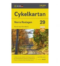 Radkarten Svenska Cykelkartan 29, Norra Roslagen 1:90.000 Norstedts