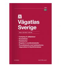Reise- und Straßenatlanten Schweden Sverige 1:250.000 / 1:400.000 Norstedts