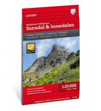 Hiking Maps Scandinavia Calazo Høyfjellskart Sunndal & Innerdalen 1:25.000 Calazo