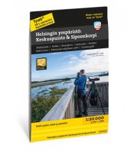 Wanderkarten Skandinavien Helsingin ympäristö: Keskuspuisto & Sipoonkorpi 1:20.000 Calazo