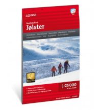 Hiking Maps Scandinavia Calazo Høyfjellskart Jølster 1:25.000 Calazo