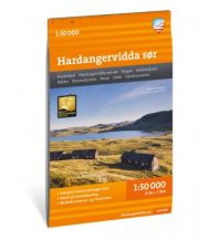 Wanderkarten Skandinavien Calazo Hiking Map Hardangervidda sør/Süd 1:50.000 Calazo