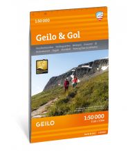 Skitourenkarten Calazo Turkart Geilo & Gol 1:50.000 Calazo