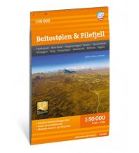 Hiking Maps Scandinavia Calazo Hiking Map Beitostølen & Filefjell 1:50.000 Calazo