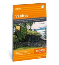 Wanderkarten Skandinavien Calazo Hiking Map Valdres 1:50.000 Calazo