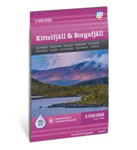 Weitwandern Calazo Hiking Map Kittelfjäll & Borgafjäll 1:100.000 Calazo