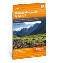 Weitwandern Calazo Hiking Map Kebnekaisefjällen & Narvik 1:100.000 Calazo