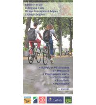 Wanderkarten Europa Fietsen in België / La Belgique à vélo 1:250.00 Institut Geographique National Belgique