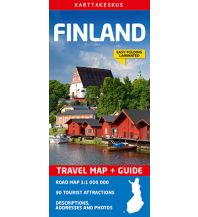 Road Maps Karttakeskus Travel Map + Guide Finnland - Finland / Finnland 1:1.000.000 Karttakeskus Oy