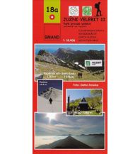 Hiking Maps Croatia Smand-Wanderkarte 18a, Južni/Südlicher Velebit 2, 1:30.000 Smand