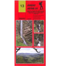 Hiking Maps Croatia Smand-Wanderkarte 13, Gorski Kotar III 1:30.000 Smand