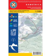 Wanderkarten Kroatien HGSS-Wanderkarte Kamešnica 1:25.000 HGSS