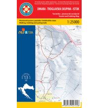 Hiking Maps Croatia HGSS-Wanderkarte Dinara Ost 1:25.000 HGSS