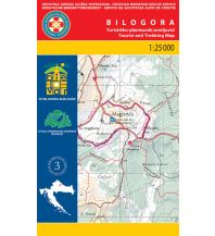 Hiking Maps Croatia HGSS-Wanderkarte Bilogora 1:25.000 HGSS