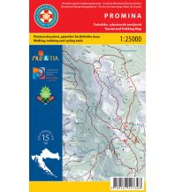 Wanderkarten Kroatien HGSS-Wanderkarte Promina 1:25.000 HGSS