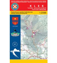 Hiking Maps Croatia HGSS-Wanderkarte Klek 1:25.000 HGSS